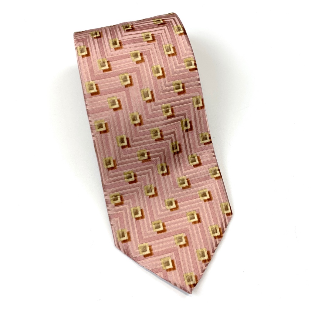 Silk Square Pattern Tie